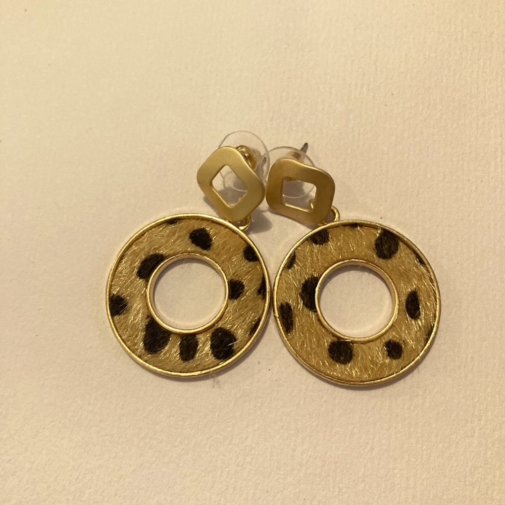 Leopard Print Earrings